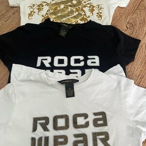 Rocawear Black & White Logo Tees - Set of 2